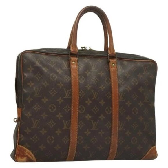 LOUIS VUITTON Monogram Porte Documents Voyage Business Bag M52005 LV Auth ti3285 - Picture 1 of 16